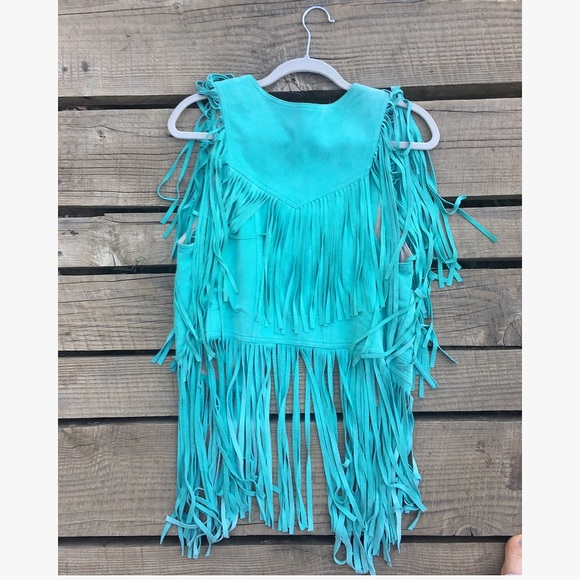 Spell Designs Cowgirl Dreamin Turquoise Vest - Picture 2 of 8